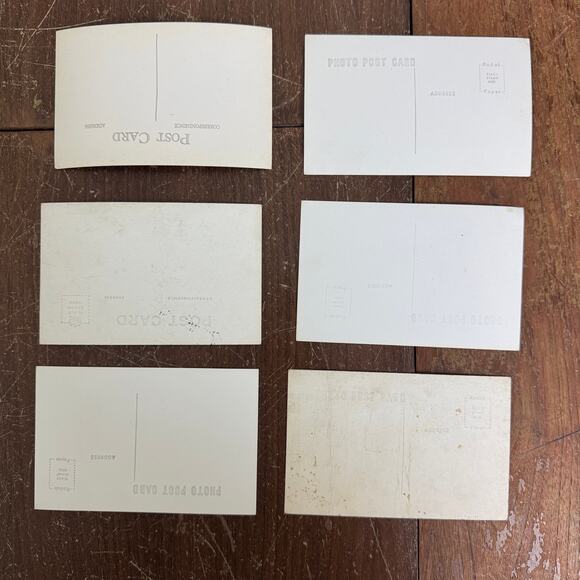 Set of SIX Vintage Funny Offensive‎ Crude Black & White Postcards on Kodak Paper - Picture 2 of 4